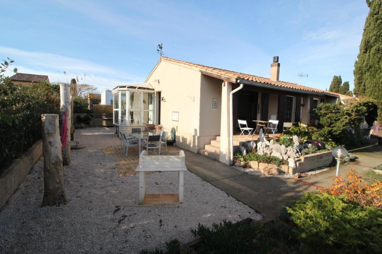 La Maison De Georges - Climatisee -Terrain Et Vue Etang Marseillan  Luaran gambar